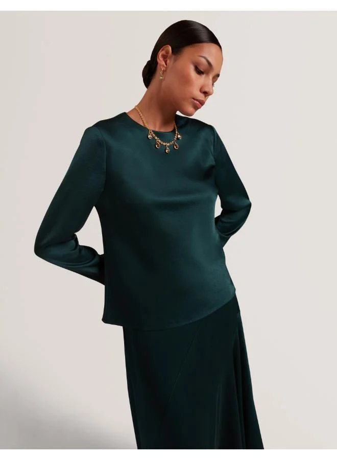 Ted Baker Slit Long Sleeve Top